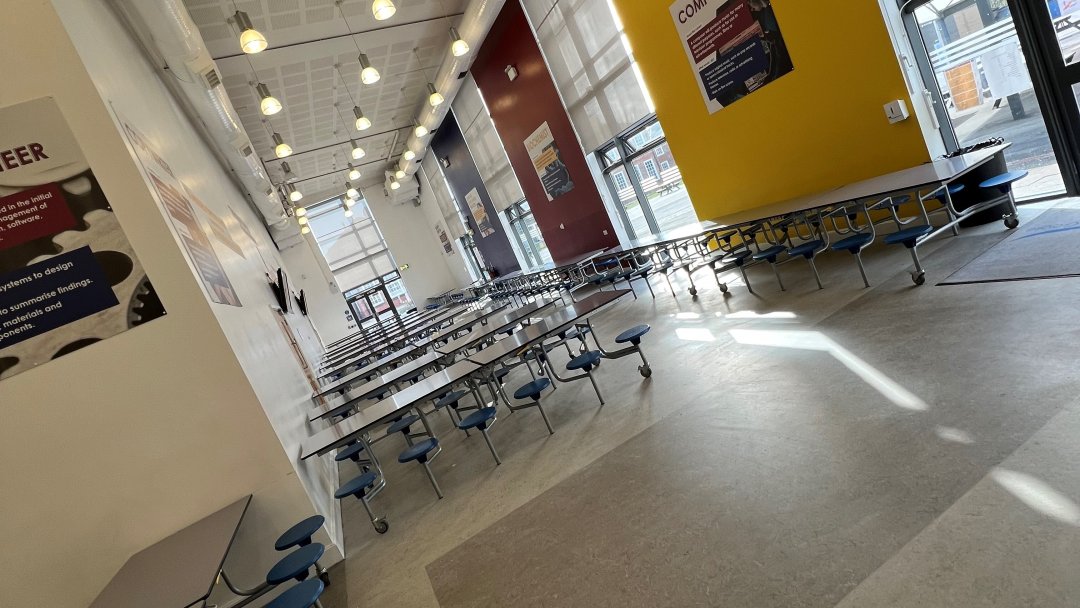Dining Hall at Goole Academy in East Yorkshire