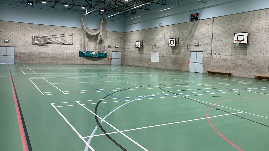 Sports Hall at Chorlton High School in Manchester