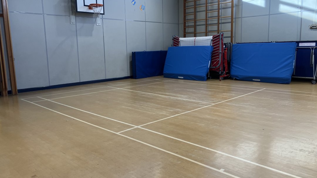 Gymnasium at Chorlton High School in Manchester
