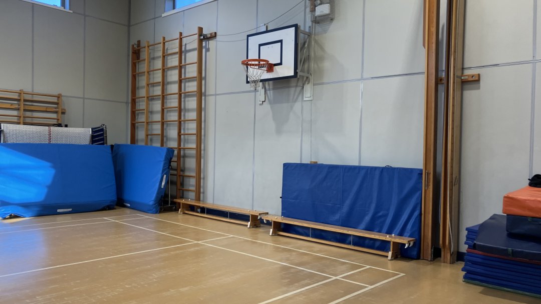 Gymnasium at Chorlton High School in Manchester