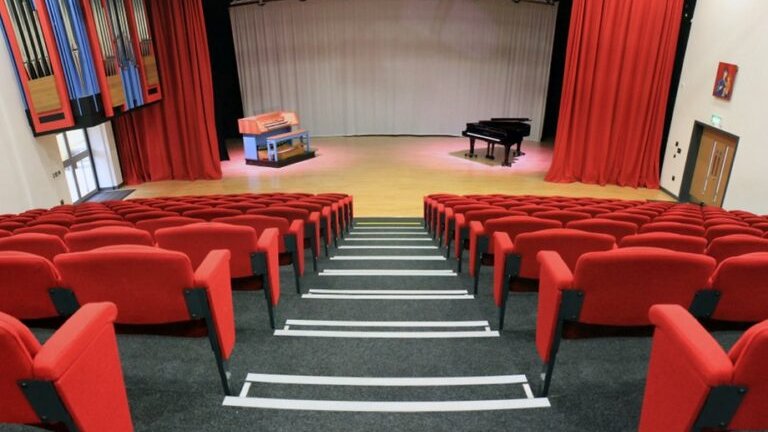 Auditorium at English Martyrs' Catholic School in Leicester