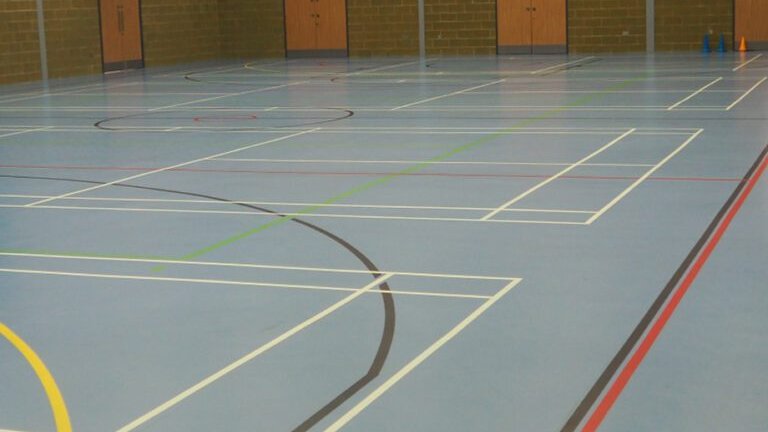 Sports Hall at English Martyrs' Catholic School in Leicester