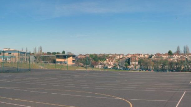 Tennis/Netball Courts at English Martyrs' Catholic School in Leicester
