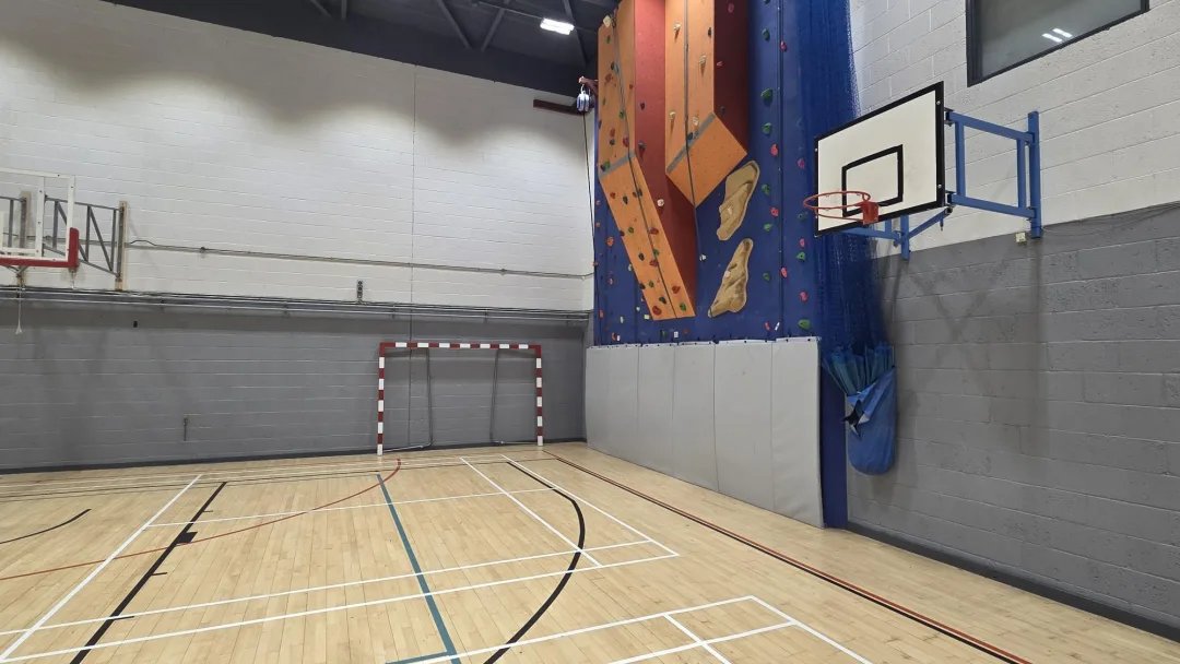 Sports Hall at Newcastle College Sports Centre in Newcastle