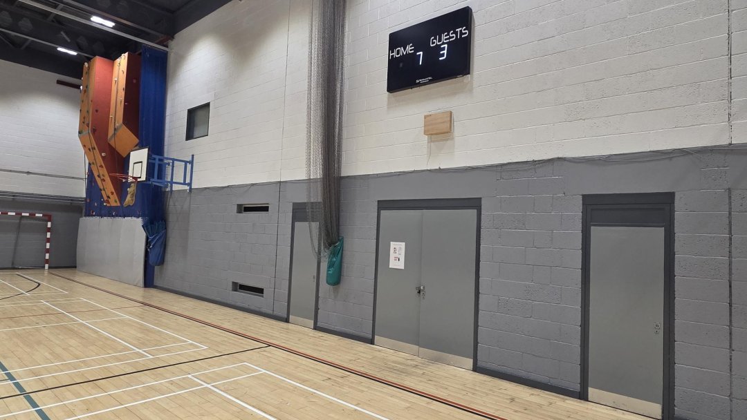 Sports Hall at Newcastle College Sports Centre in Newcastle