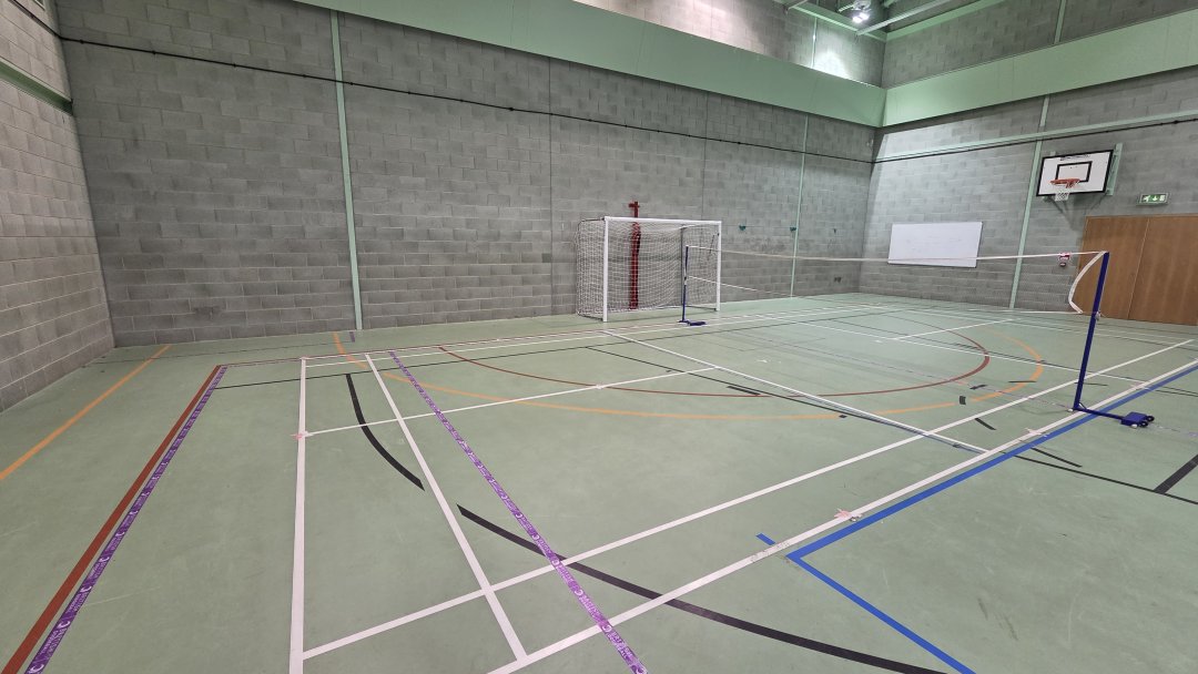 Sports Hall at Carlisle College Sports Centre in Carlisle