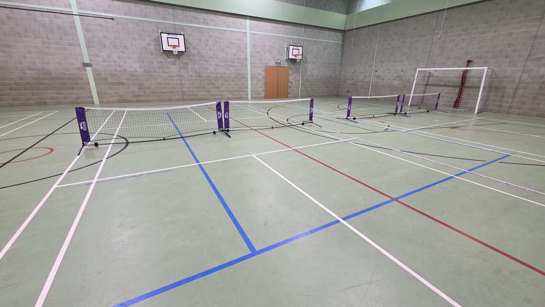 Sports Hall at Carlisle College Sports Centre in Carlisle