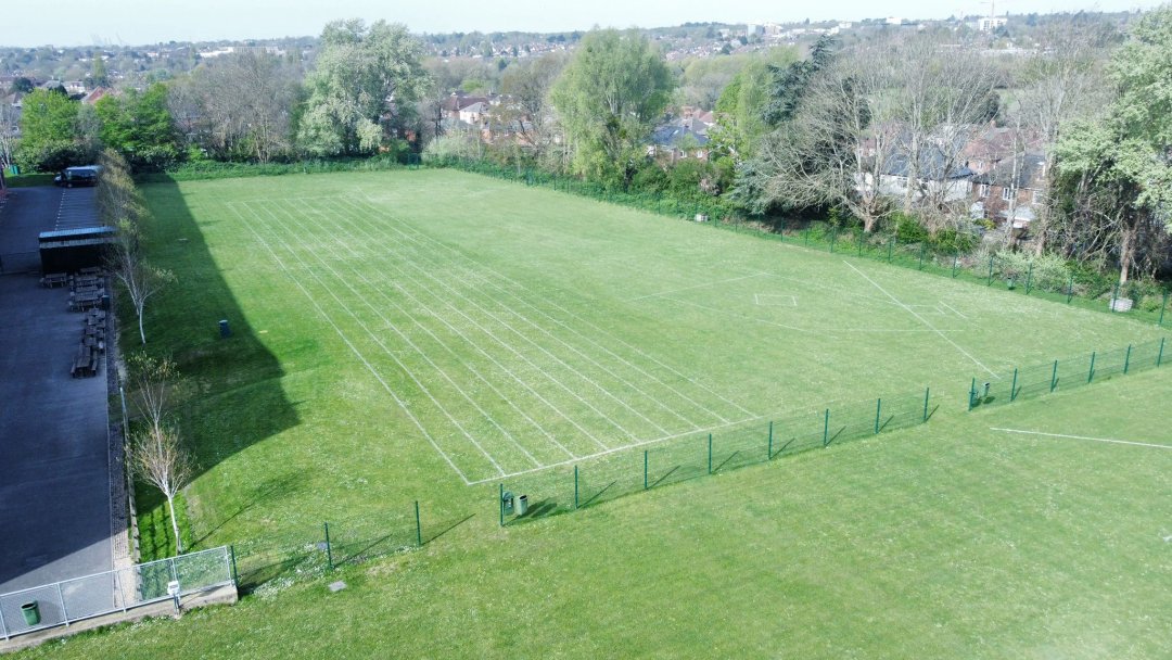 Grass Field at Bitterne Park School in Southampton