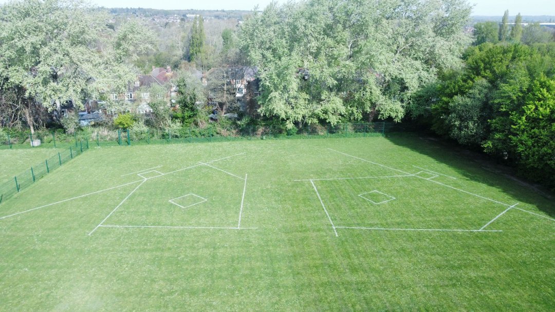 Grass Field at Bitterne Park School in Southampton