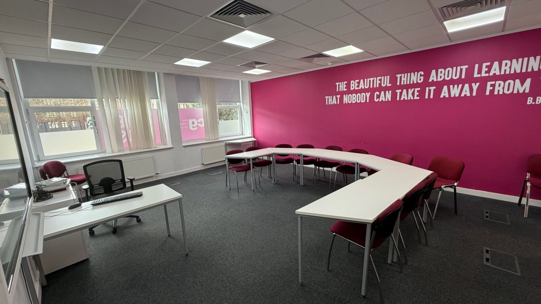 Classroom 7 at New College Group in Liverpool