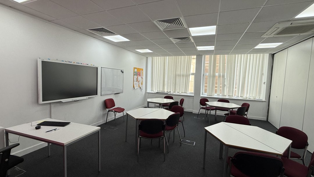 Classroom 8 at New College Group in Liverpool
