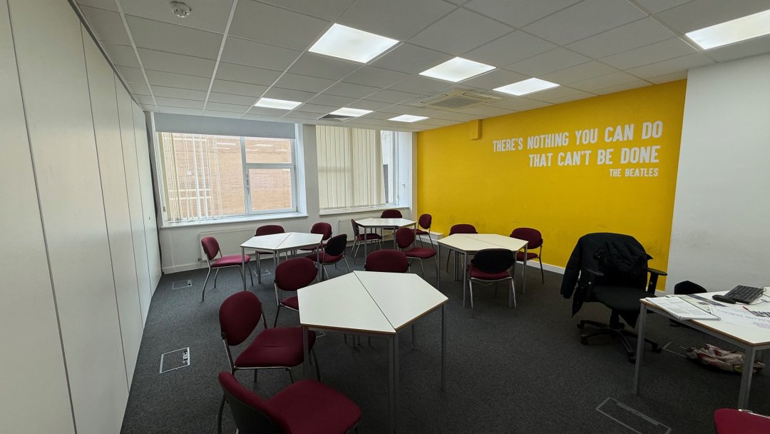 Classroom 10 at New College Group in Liverpool