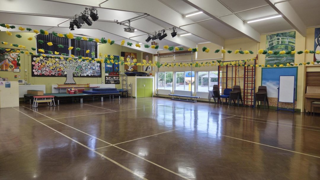 Main Hall at Whitehouse Common Primary School in Birmingham