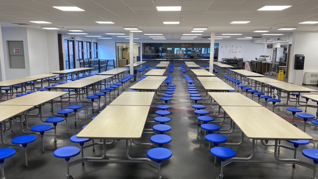Dining Room at Aldersley High School in Wolverhampton