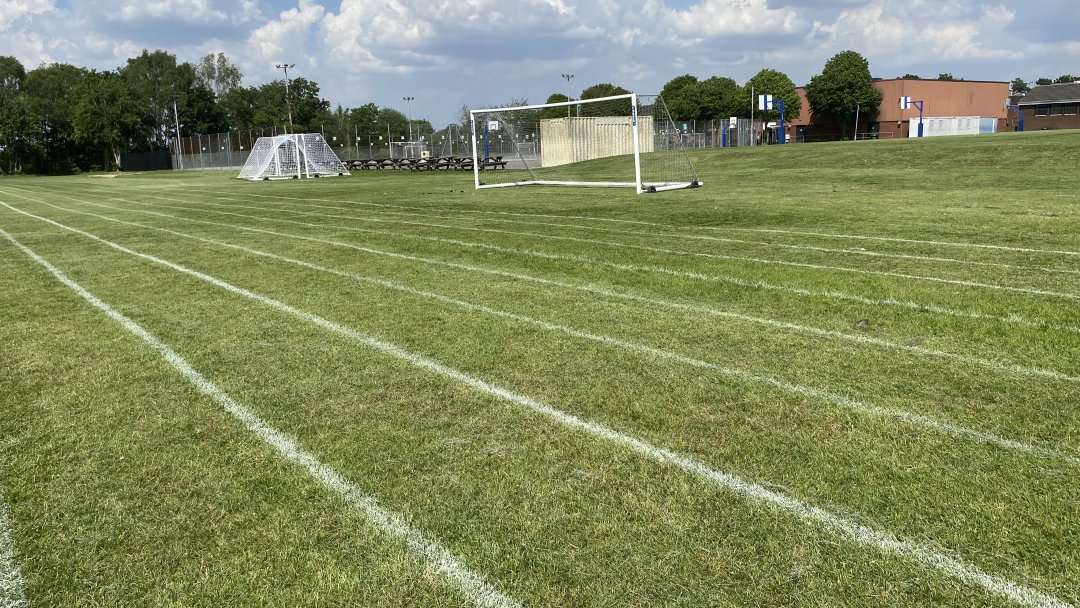 11-a-side Football Pitches at Aldersley High School in Wolverhampton