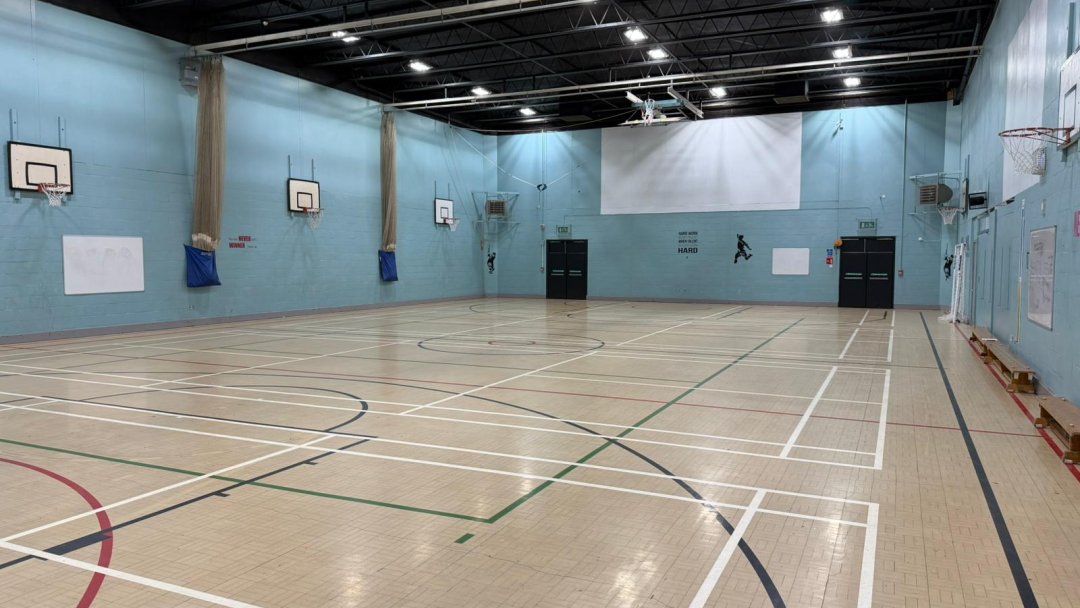 Sports Hall at Aldersley High School in Wolverhampton