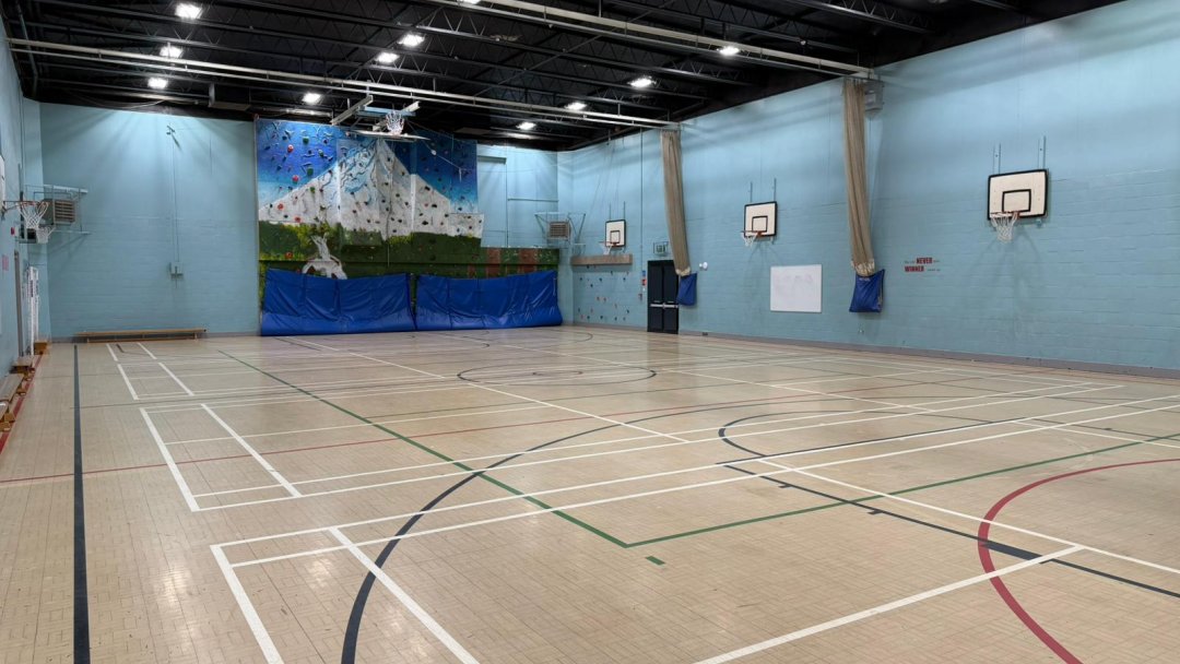 Sports Hall at Aldersley High School in Wolverhampton