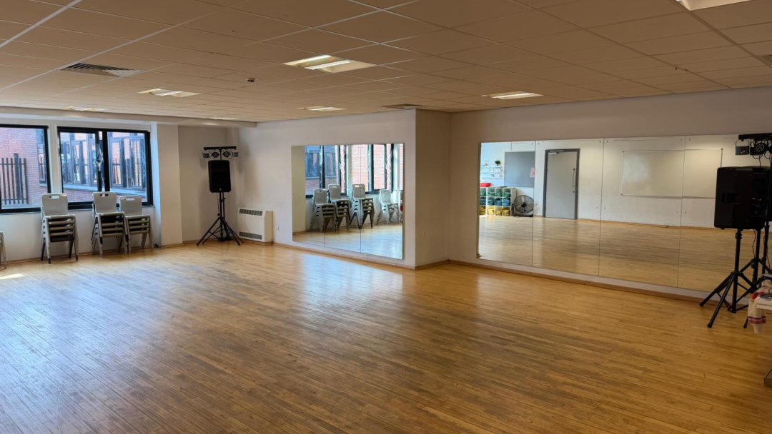 Dance Studio at Aldersley High School in Wolverhampton