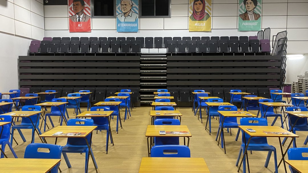 Theatre at Aldersley High School in Wolverhampton