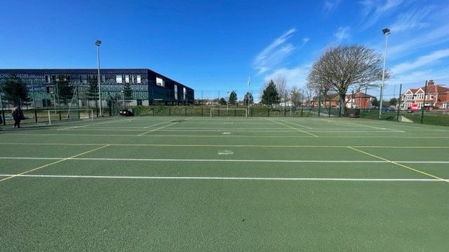 MUGA at Highfield Leadership Academy in Blackpool