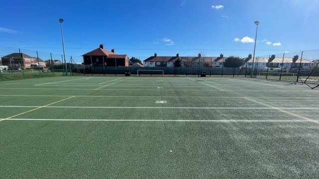 MUGA at Highfield Leadership Academy in Blackpool
