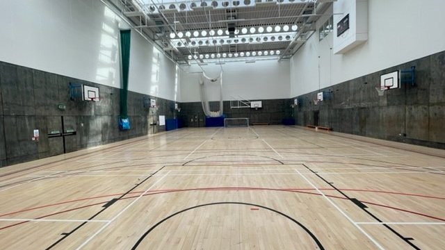 Sports Hall at Highfield Leadership Academy in Blackpool