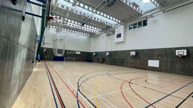 Sports Hall at Highfield Leadership Academy in Blackpool