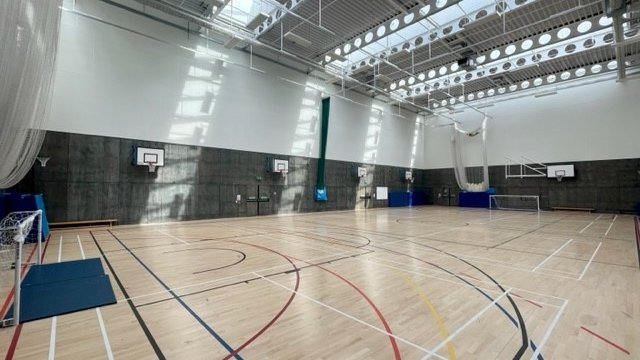 Sports Hall at Highfield Leadership Academy in Blackpool
