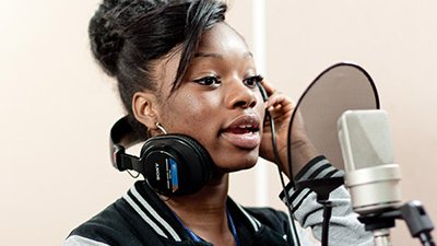 Music Studio at Saint Francis Xavier Sixth Form College in London