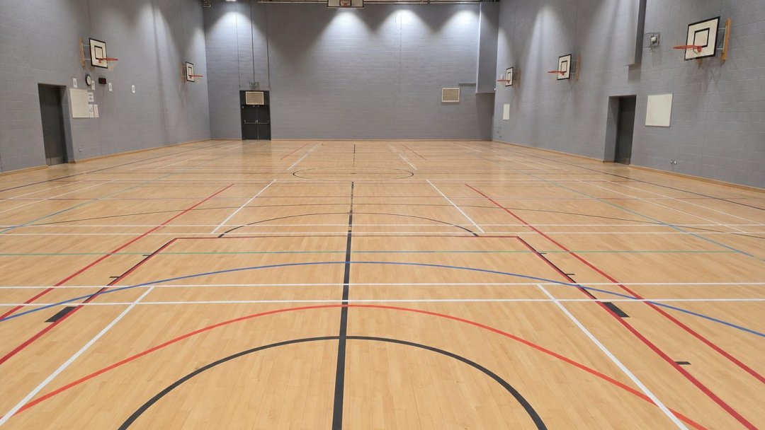 Sports Hall at NCEA Dukes Academy in Ashington