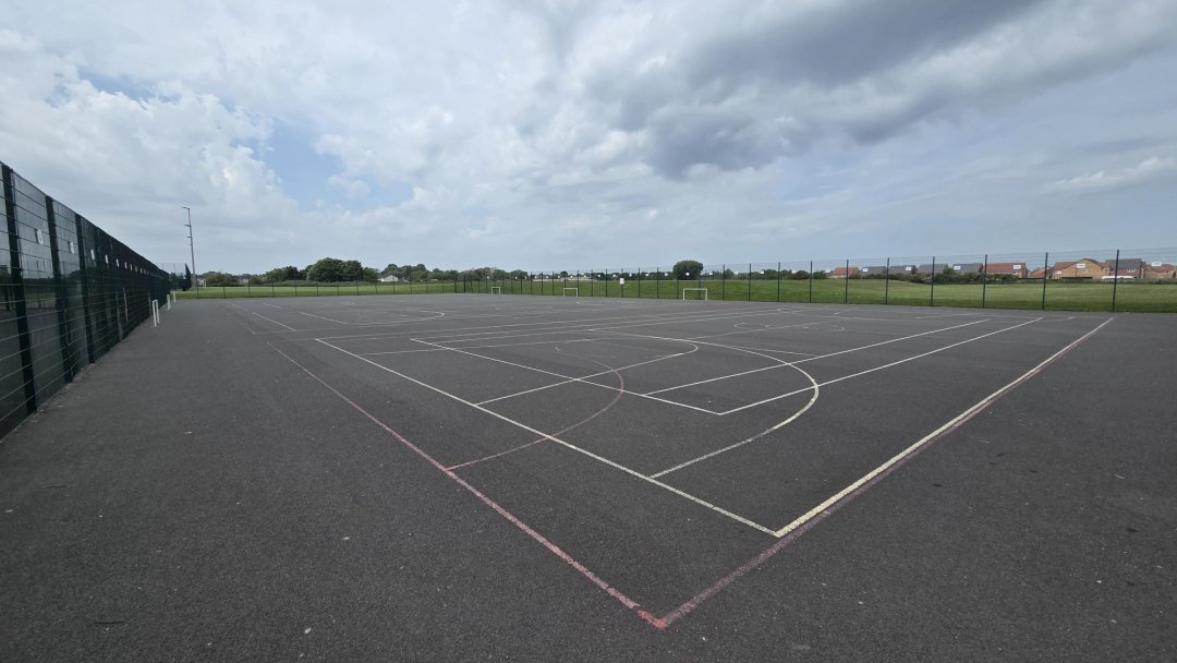 Outdoor Court at NCEA Dukes Academy in Ashington