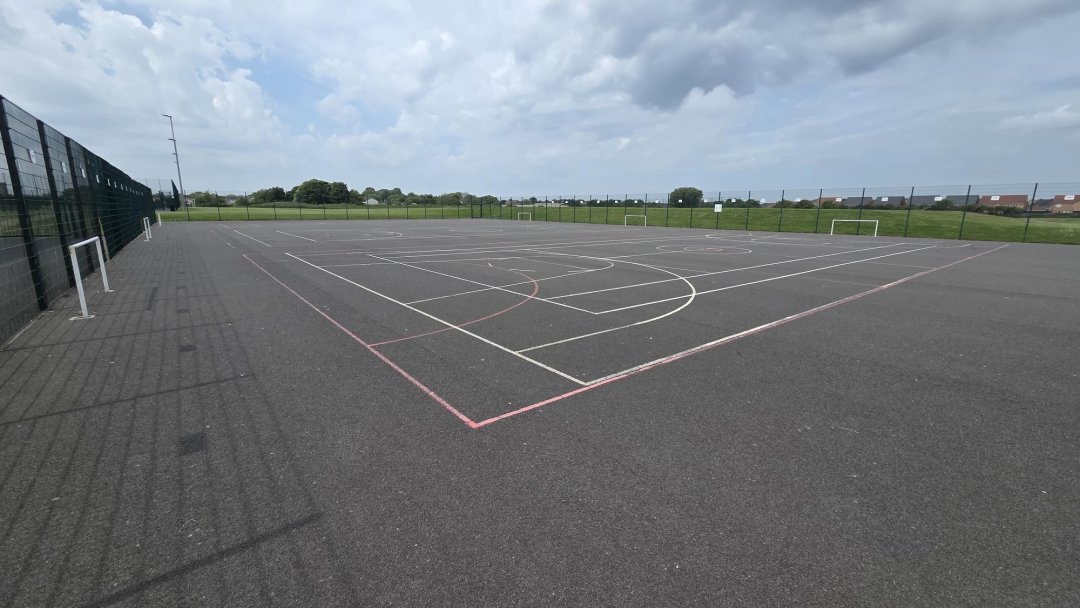 Outdoor Court at NCEA Dukes Academy in Ashington