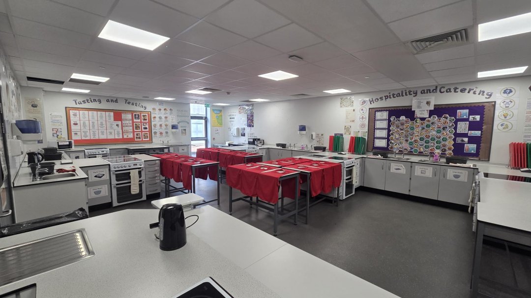 Cookery Classrooms at NCEA Dukes Academy in Ashington