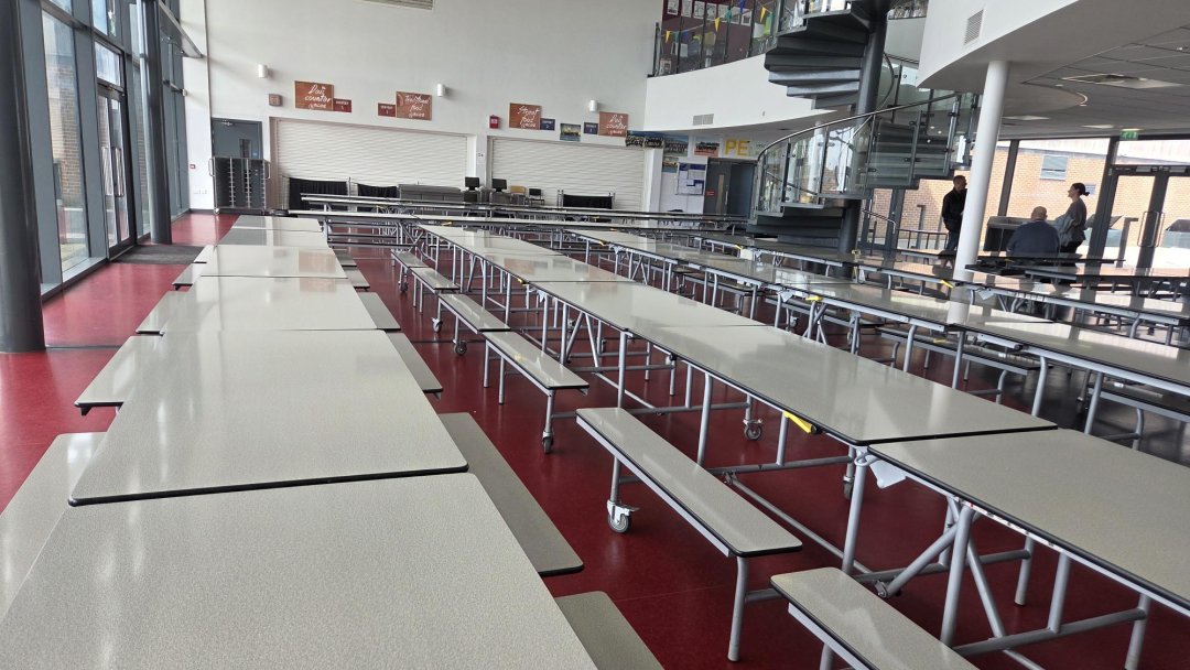 Canteen at NCEA Dukes Academy in Ashington