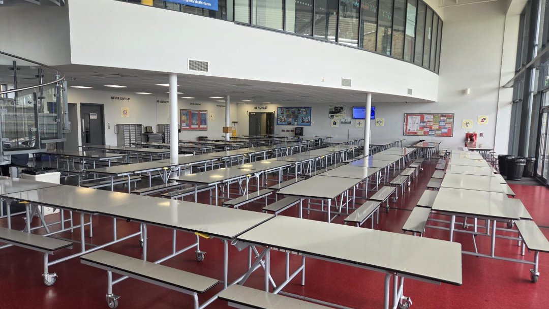 Canteen at NCEA Dukes Academy in Ashington