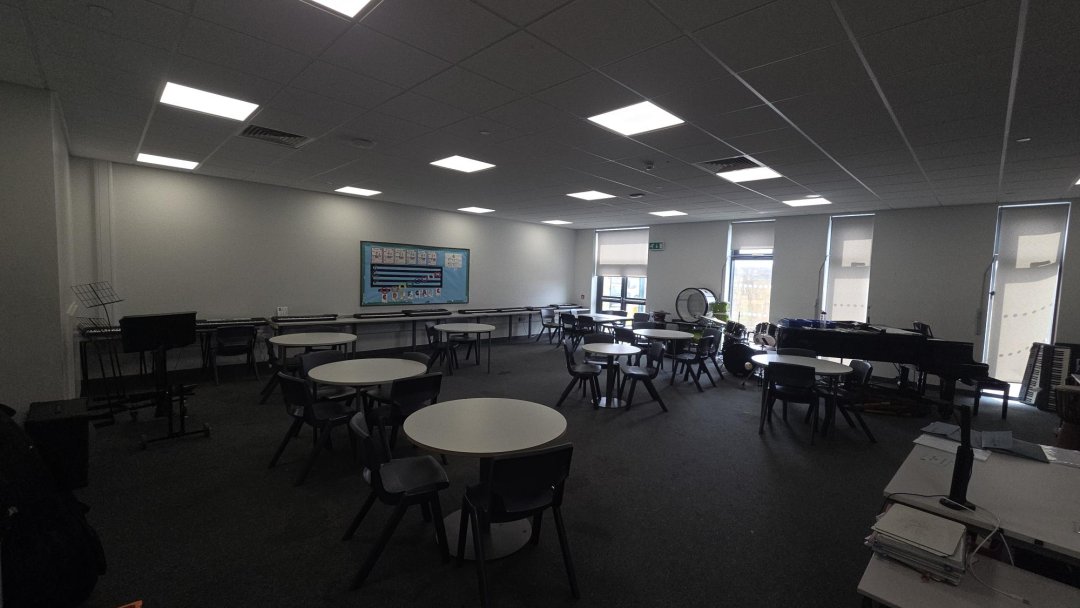 Music Room at NCEA Dukes Academy in Ashington