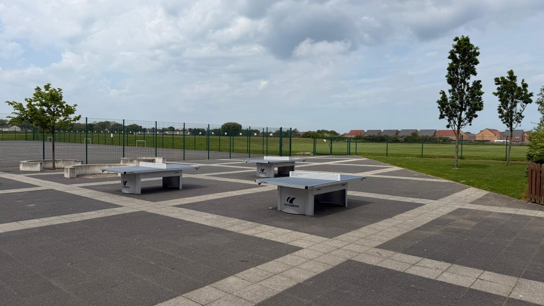 Outdoor Breakout Space at NCEA Dukes Academy in Ashington