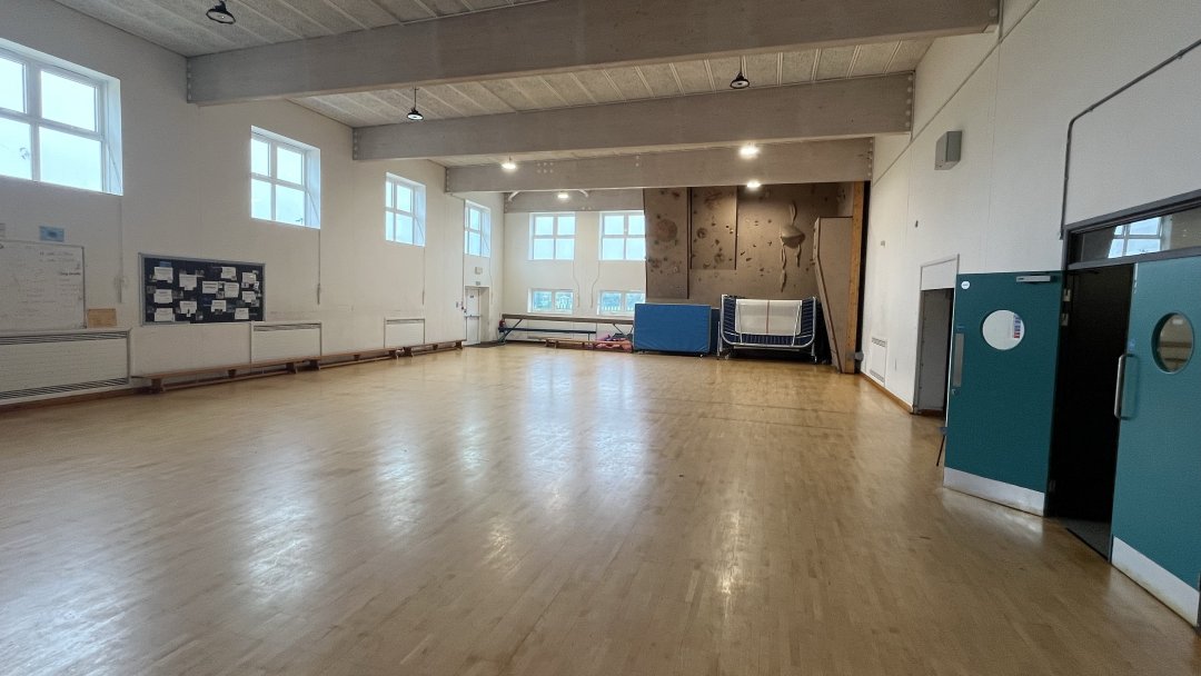 Gymnasium at Sir Harry Community College in Peterborough