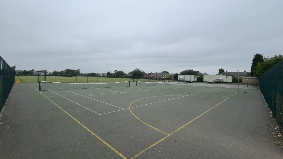 Tennis Courts x3 at Sir Harry Community College in Peterborough