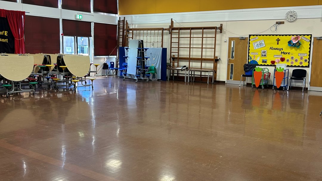 Main Hall at The Wickford Church of England School in Essex