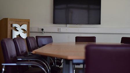 Exhibition Room at Portland College in Mansfield