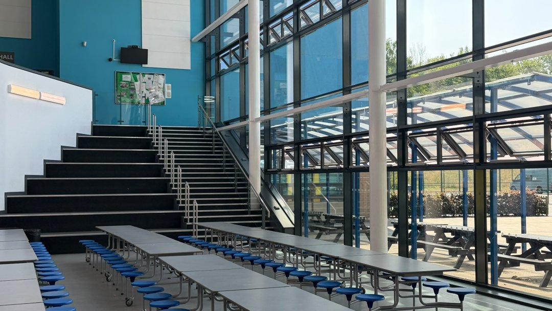 Dining Hall at New Road Academy in Telford