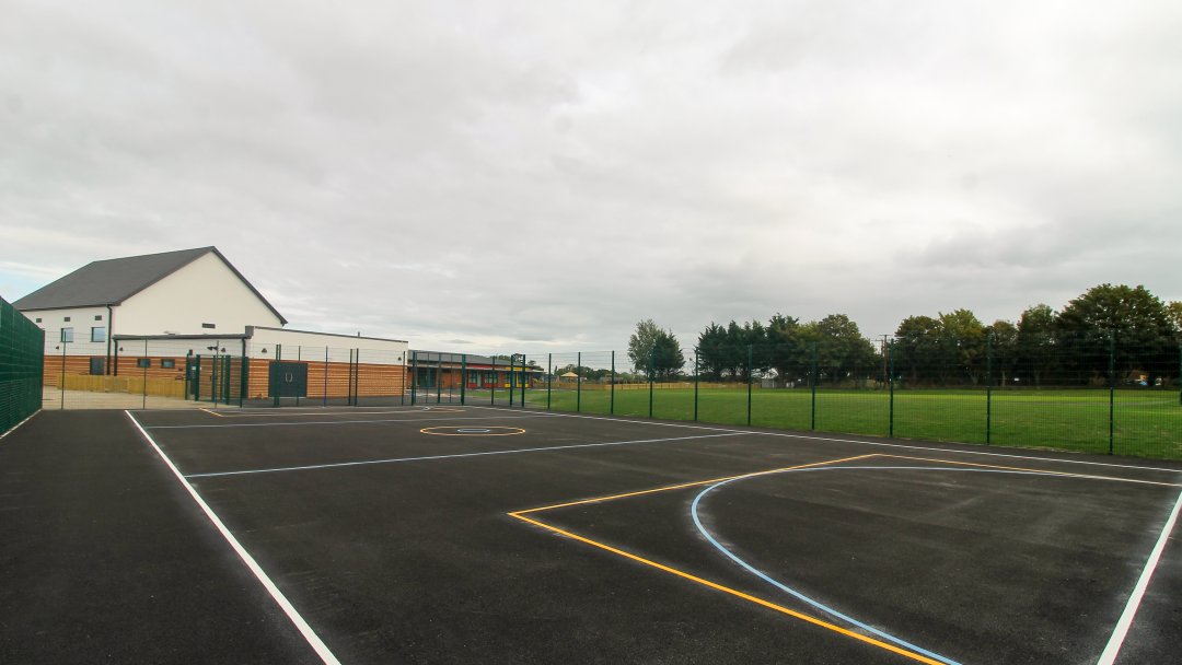 Multi Use Games Area at Allscott Meads Primary School in Telford