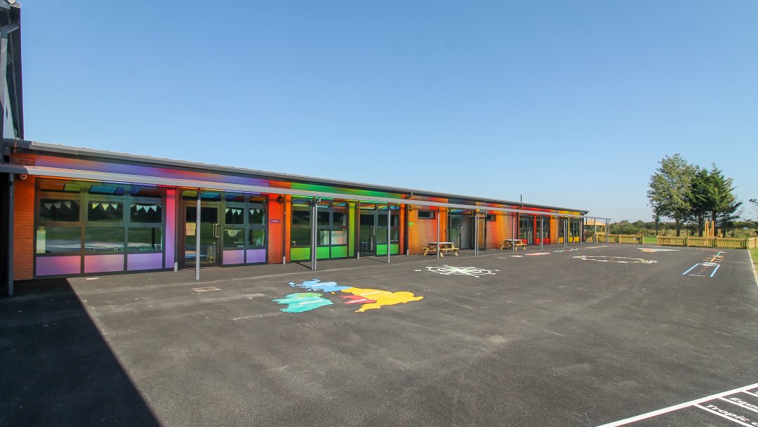Playground at Allscott Meads Primary School in Telford