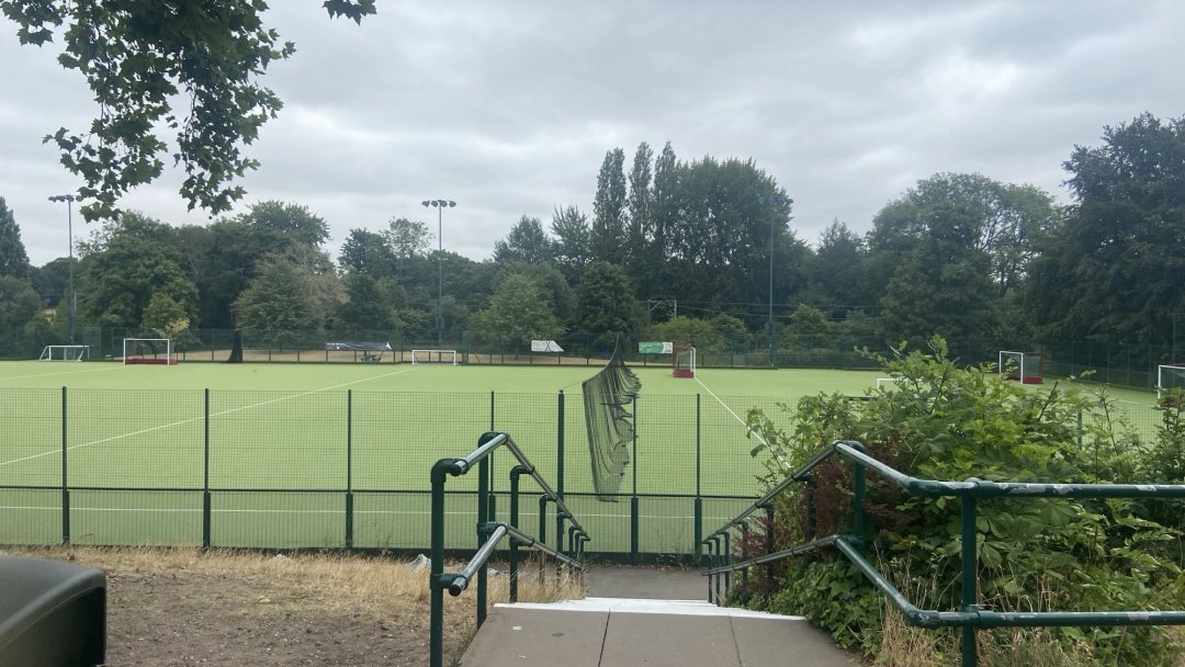 Astroturf at Bishop Vesey Grammar School in Birmingham