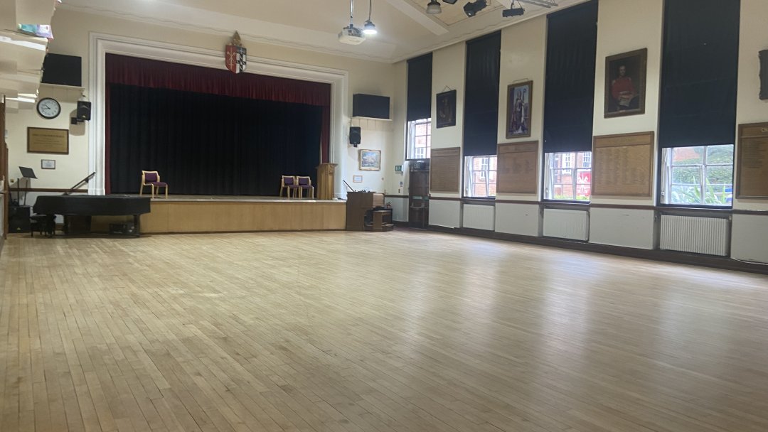 Lowndes Main Hall at Bishop Vesey Grammar School in Birmingham