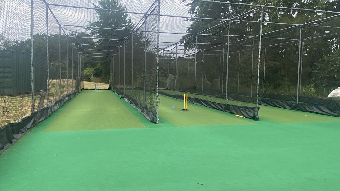 Outdoor Cricket Nets at Bishop Vesey Grammar School in Birmingham