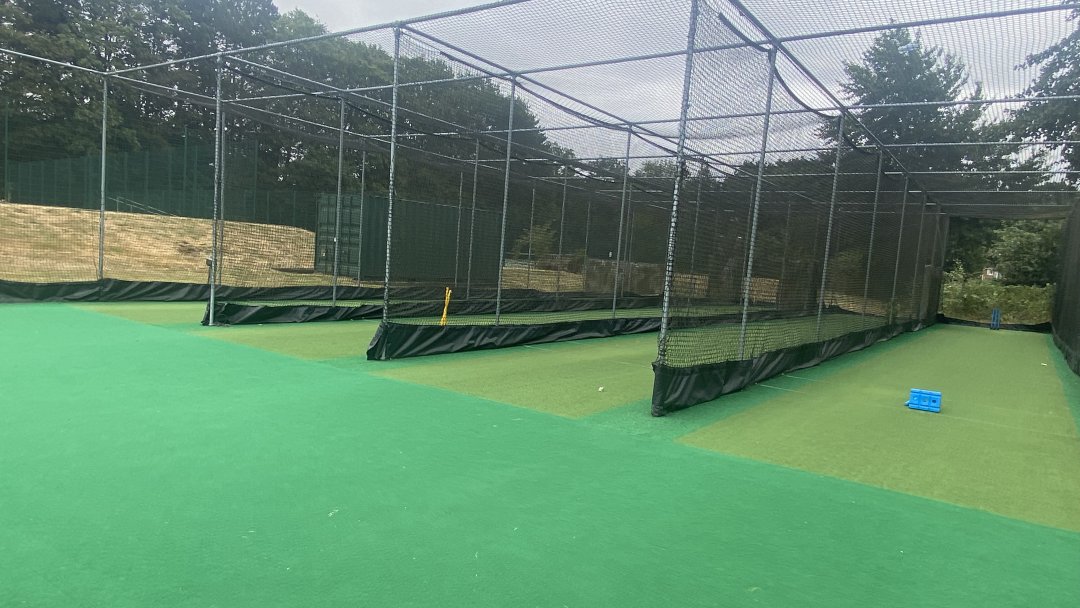 Outdoor Cricket Nets at Bishop Vesey Grammar School in Birmingham