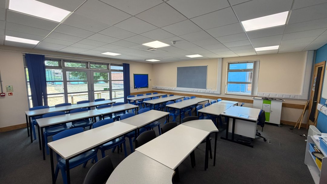 Classrooms at Burton Borough School in Telford