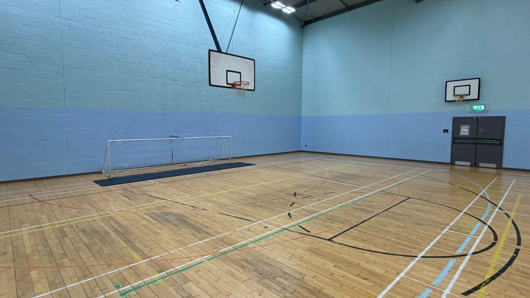 Sports Hall at Burton Borough School in Telford